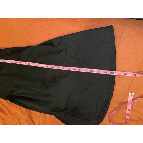 Halara Black Strappy Sleeveless A-Line Adjustable Straps & Back Detail Women's D - Picture 8 of 10